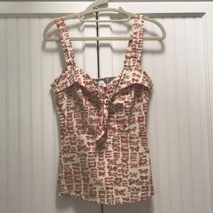 Anthropologie Mariposa Butterfly top